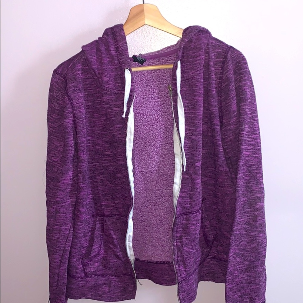 Purple Zip Sweater